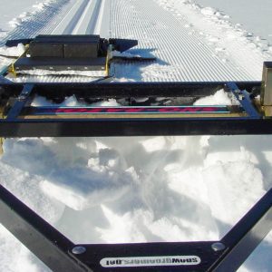 park ranger special snow groomer front view
