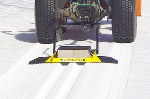 better than DIY snow groomer ATV snow grooming