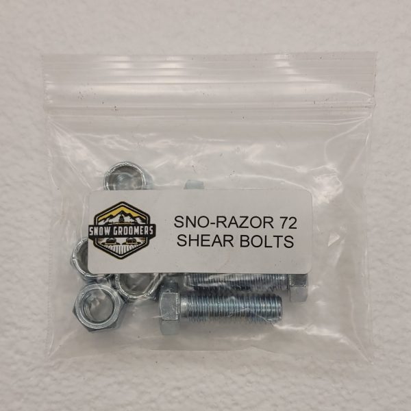 SNO-RAZOR 72 Shear Bolts/Nuts (Set of 2)