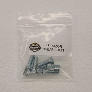 SNO-RAZOR 36/48 Shear Bolts/Nuts (Set of 2)